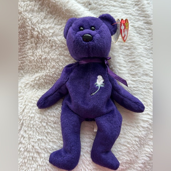 Ty Beanie Baby ‘Princess’ Bear Ultra Rare with tag errors - Picture 1 of 7